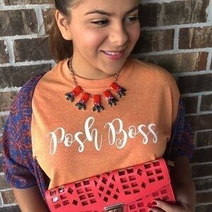 Posh Boss Shirt Short Sleeve T-Shirt NWT